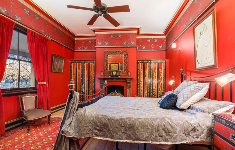 The master bedroom 