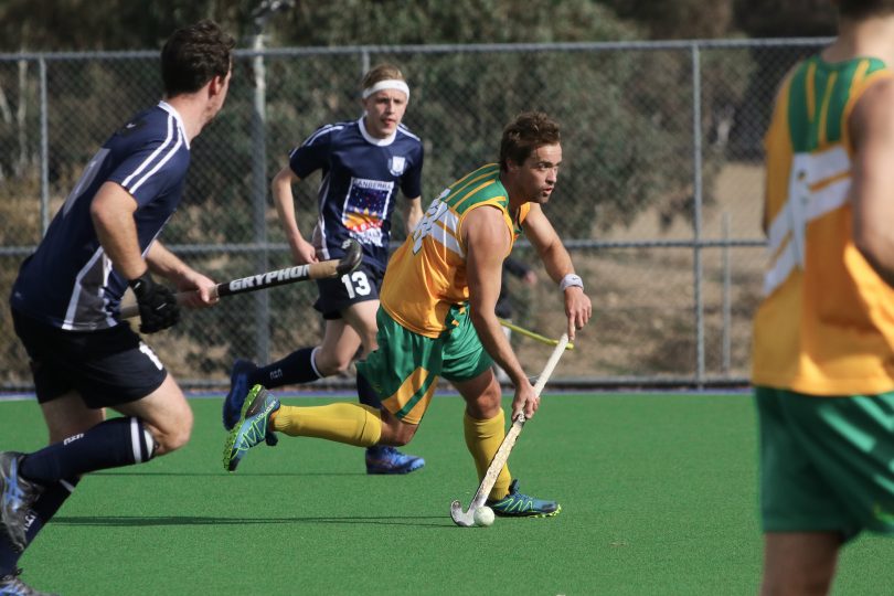 Albury-Wodonga Spitfires player in action.