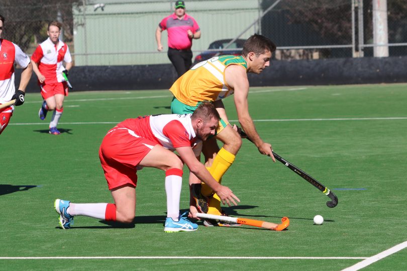 Albury-Wodonga Spitfires player in action.