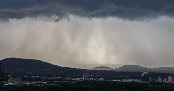 Hail fail as first thunderstorm of season hits Canberra region