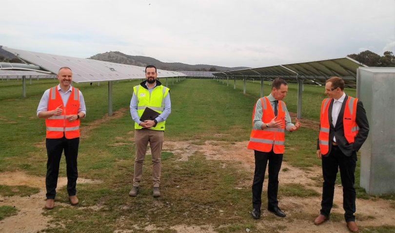 Andrew Barr, Guillermo Alonso, Shane Rattenbury and Garth Herron