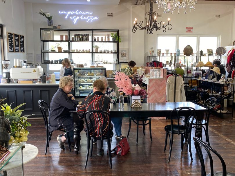 Interior of Emporium Espresso.