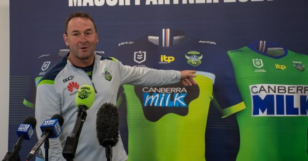The Canberra Raiders and Canberra Milk reunited as major partners for the 2021 NRL season