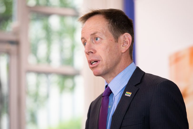 Attorney-General and ACT Greens party leader Shane Rattenbury 