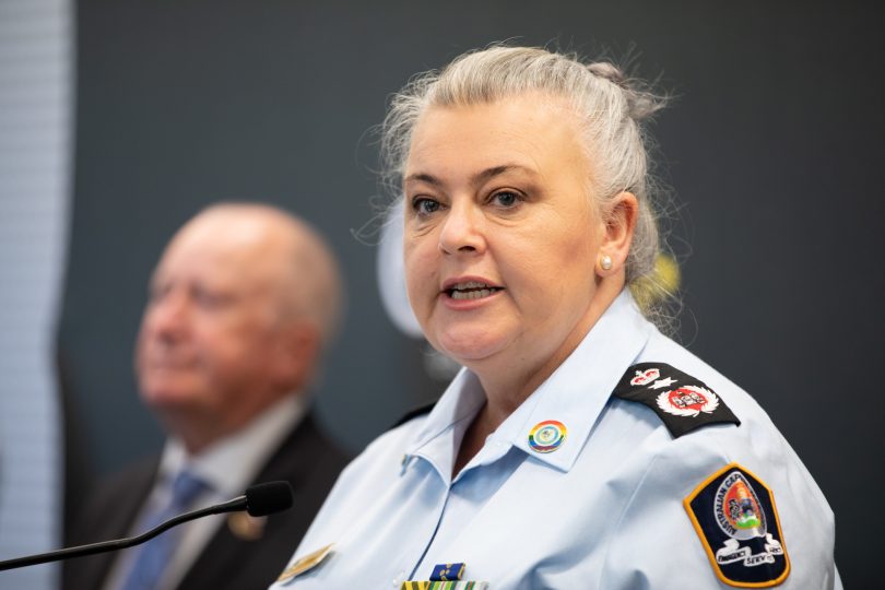 ACT Emergency Services Agency Commissioner Georgeina Whelan