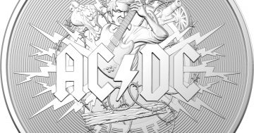 Electrifying coins to rock and roll as salute to AC/DC