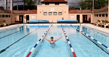 It's cool at the pool but high fire danger on horizon