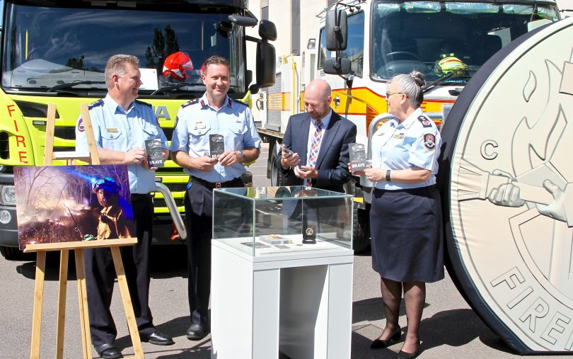 From left: Rohan Scott, Glenn Brewer, Mark Cartwright, Georgeina Whelan. Weaver.