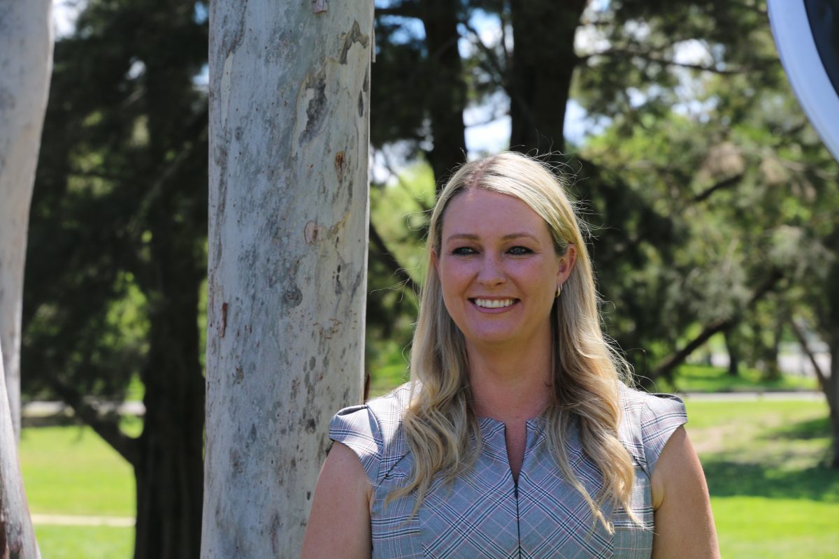 Dr Marisa Paterson standing under a tree