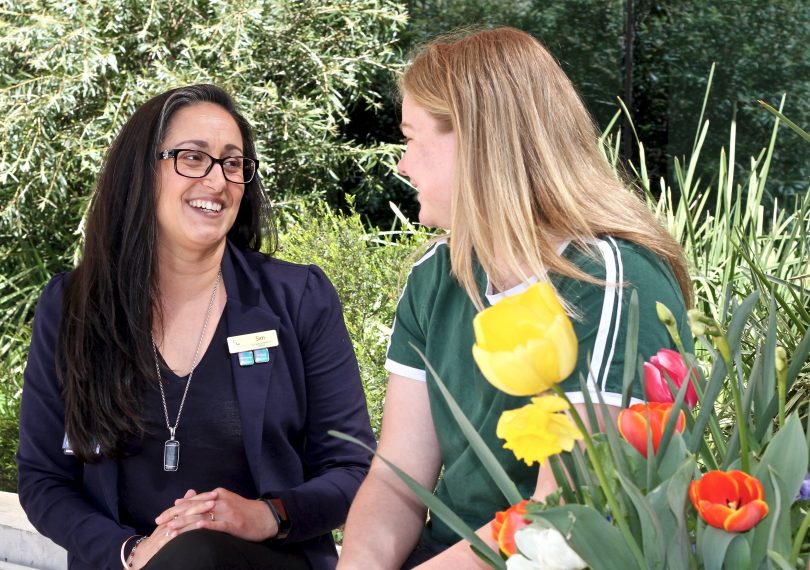 Simone Collins (left) and Ellen Brown (right).