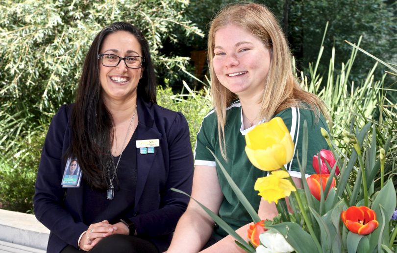 Simone Collins (left) and Ellen Brown (right).