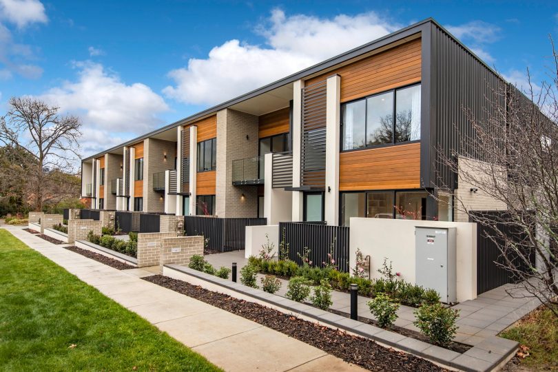 Apartment building designed by DNA Architects.