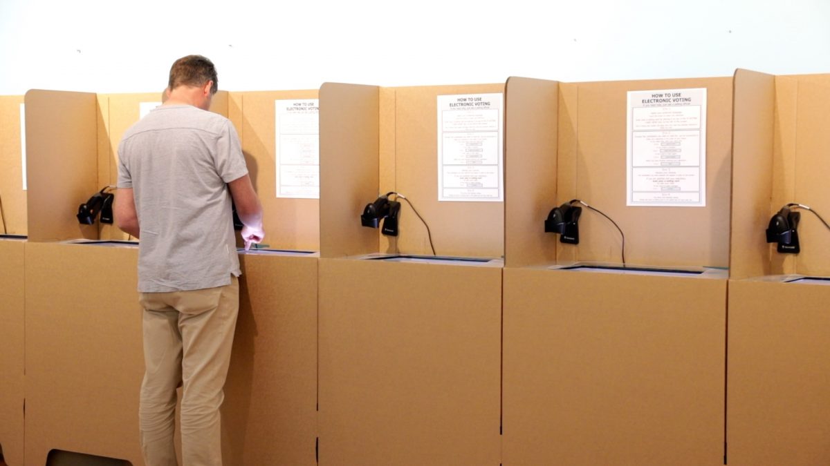 person voting