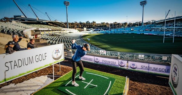 Subpar performance not all bad with return of stadium golf