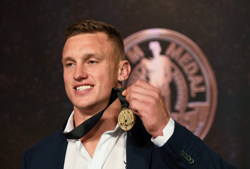 Jack Wighton with Dally M medal