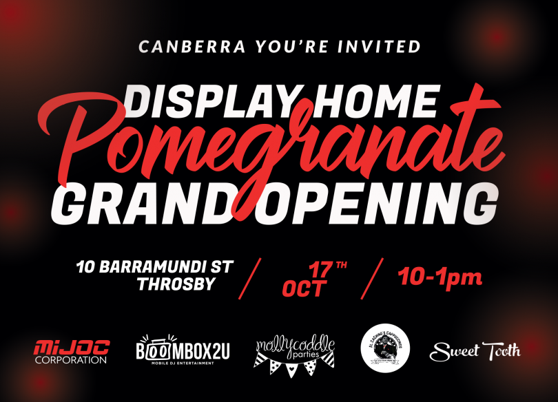 The Pomegranate Display Home will be open all weekend.