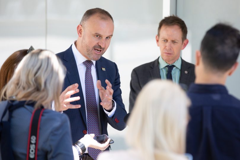 Chief Minister Andrew Barr MLA Photo: Michelle Kroll Region Media