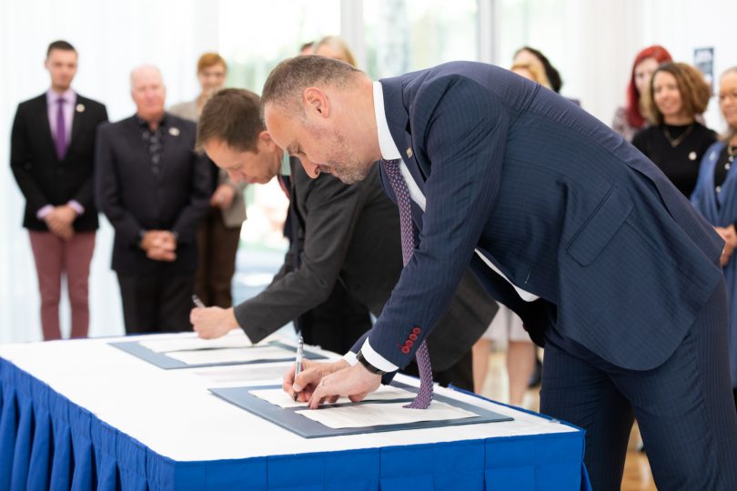 Signing of ACT Parliamentary Agreement