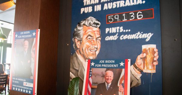 Canberra Democrats put pints on pause and wait nervously for an outcome