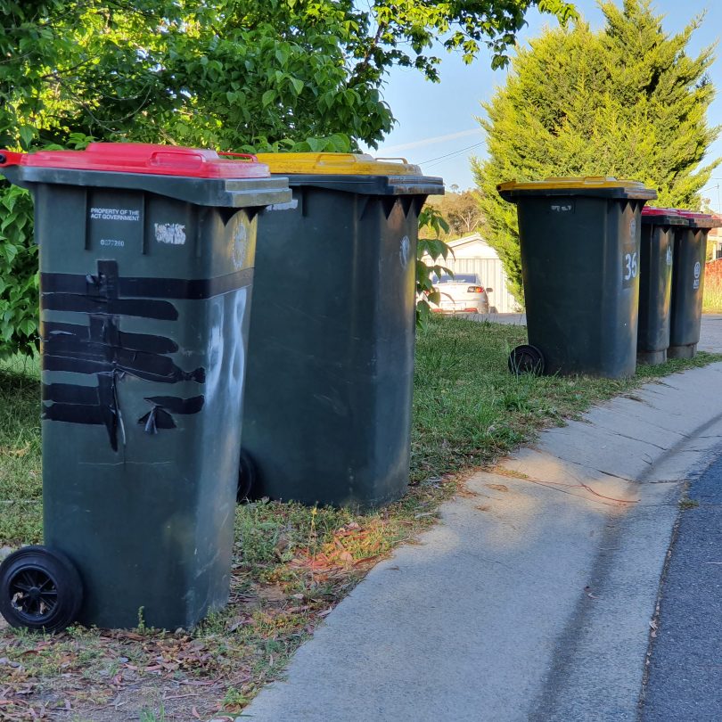 Garbage bins. Photo: Region Media.