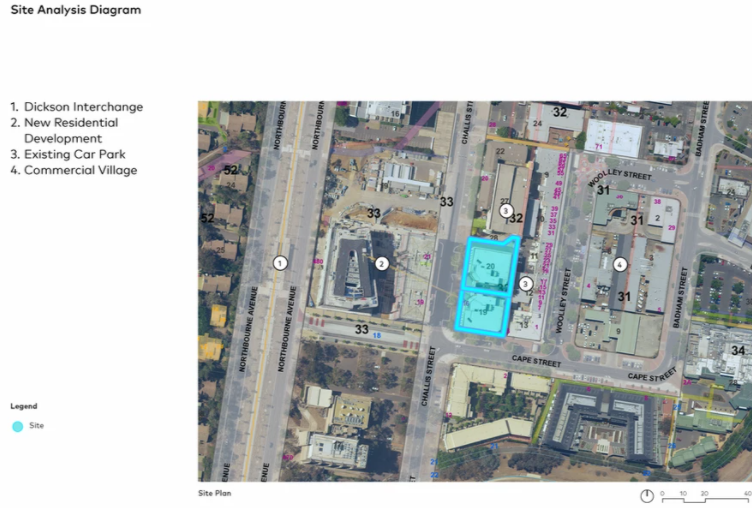 Dame Patti site plan