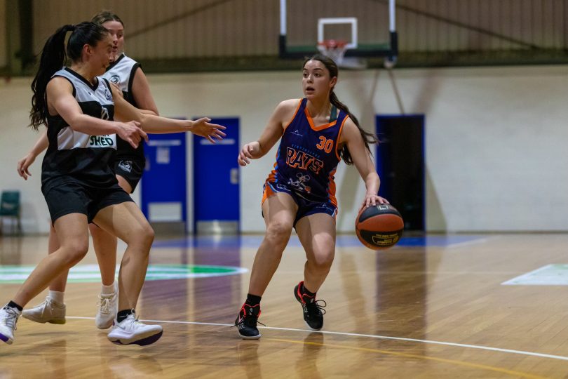 Ginninderra Rats player during game of basketball