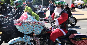 Motorcyclists revving up to kickstart Christmas