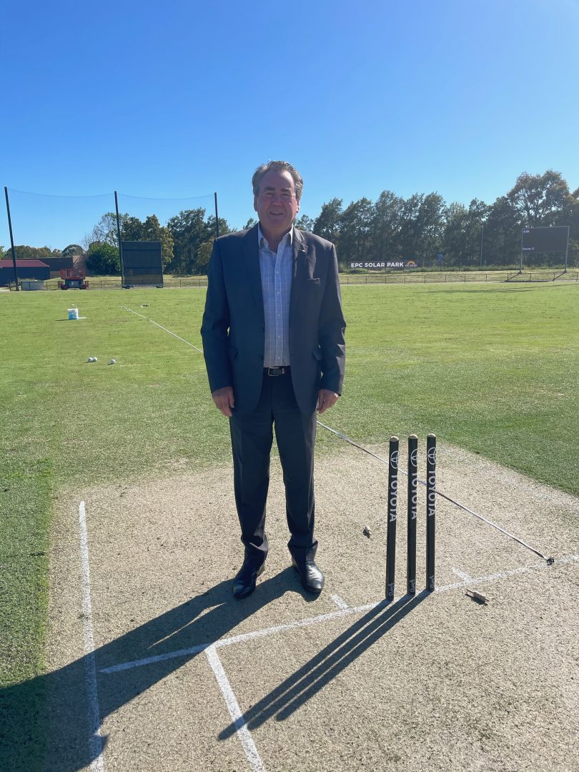 Paul Walshe at Phillip Oval. Photo: Supplied.