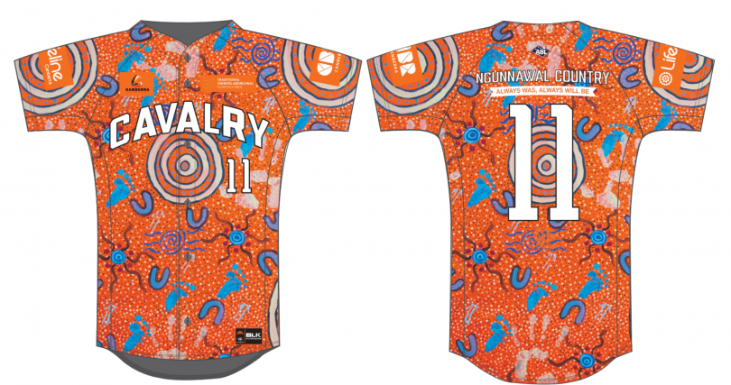 Canberra Cavalry Indigenous jersey.