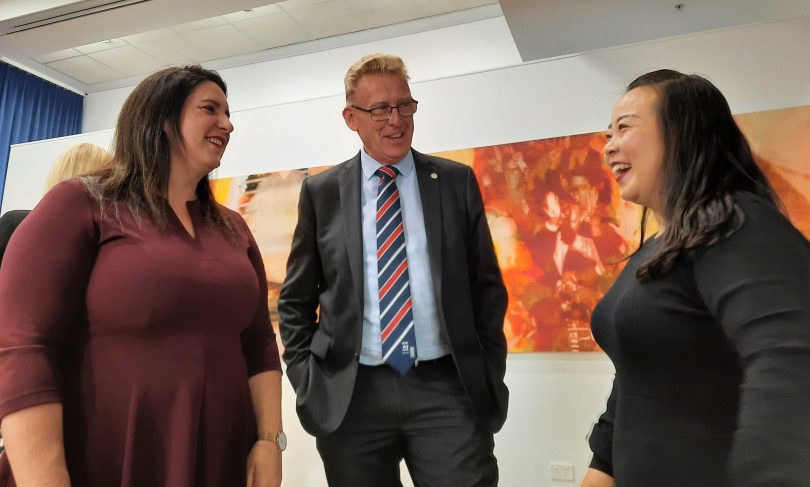 Giulia Jones, Mark Parton and Elizabeth Lee