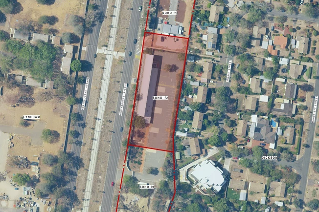 Site of the planned development