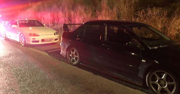 Cars seized after allegedly street racing on Canberra Avenue