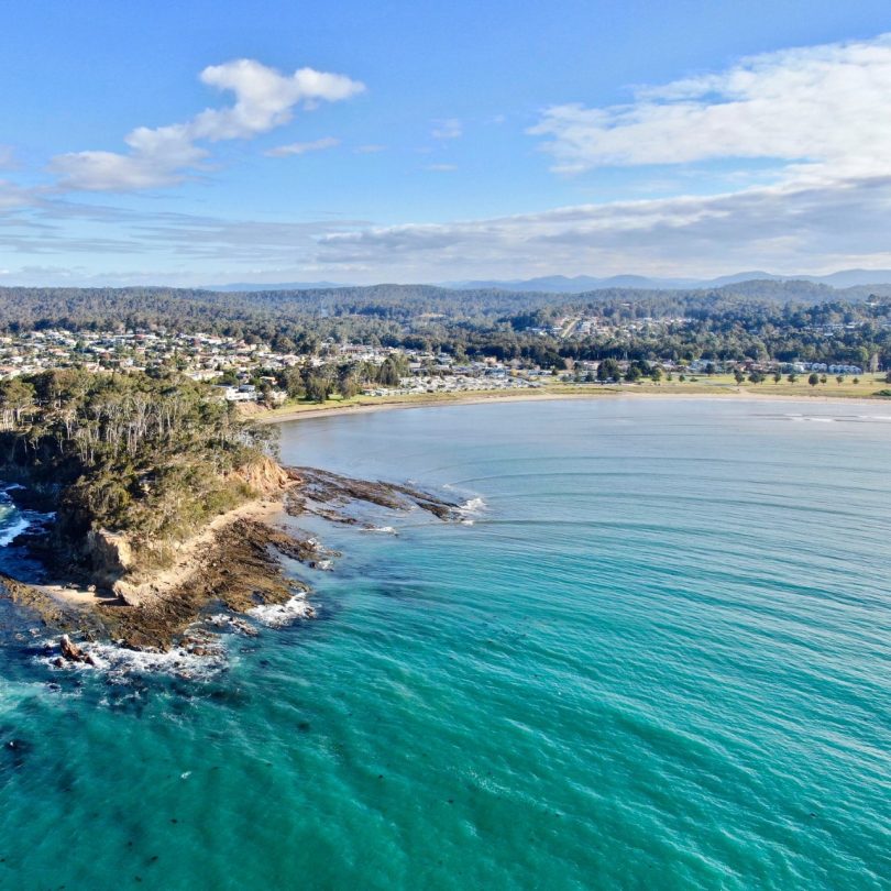 Looking back towards Corrigans Beach. Photo: Jordan Martin.