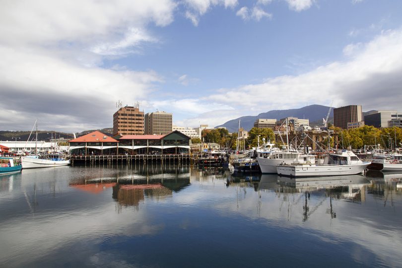 Constitution Dock in Hobart Port