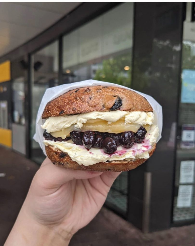 Lemon Blueberry bagel