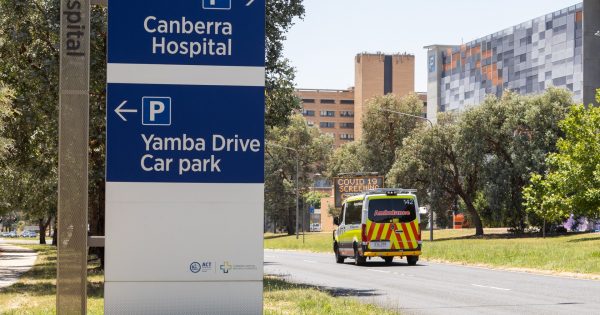 Ambulances diverted as Canberra Hospital reaches capacity for the second time in a month