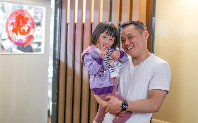 Happy's Restaurant third generation owner Gavin Chan with his youngest daughter Jennifer.