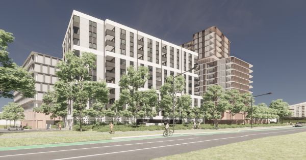 Doma unveils affordable housing block for Woden mixed-use precinct