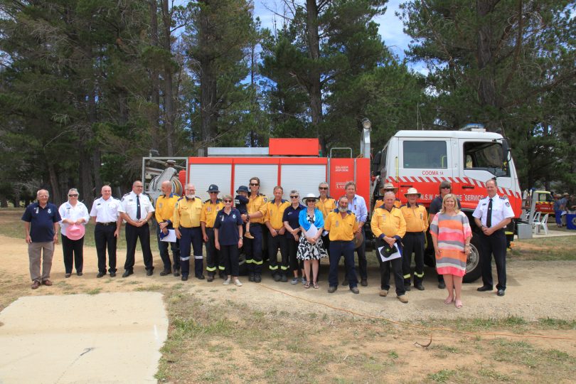 Members of the Cooma fire brigade 