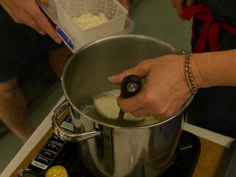 Separating the curds