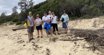 Locals pitch in to clean up South Coast beaches for summer visitors