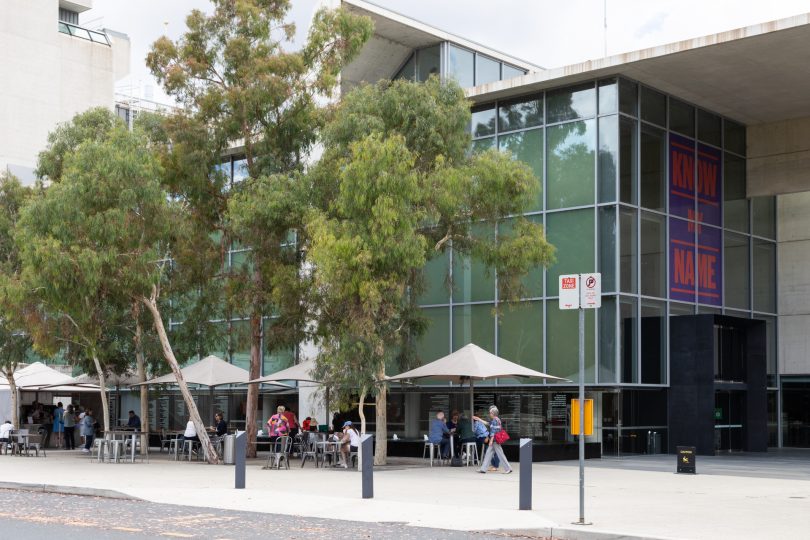 The National Gallery of Australia building.