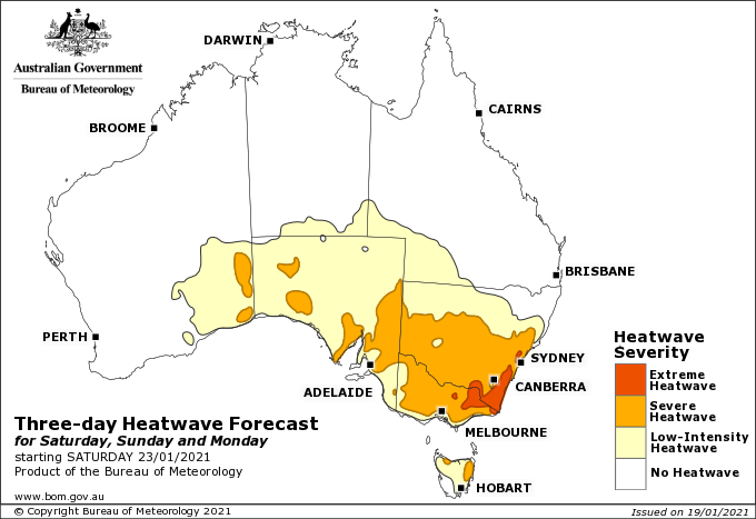 Heatwave forecast