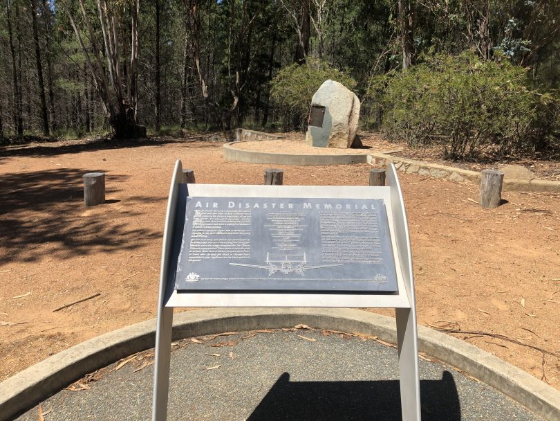 The Air Disaster Memorial plaque