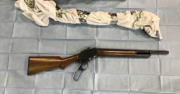 Shotgun and rifle seized during vehicle search in Belconnen