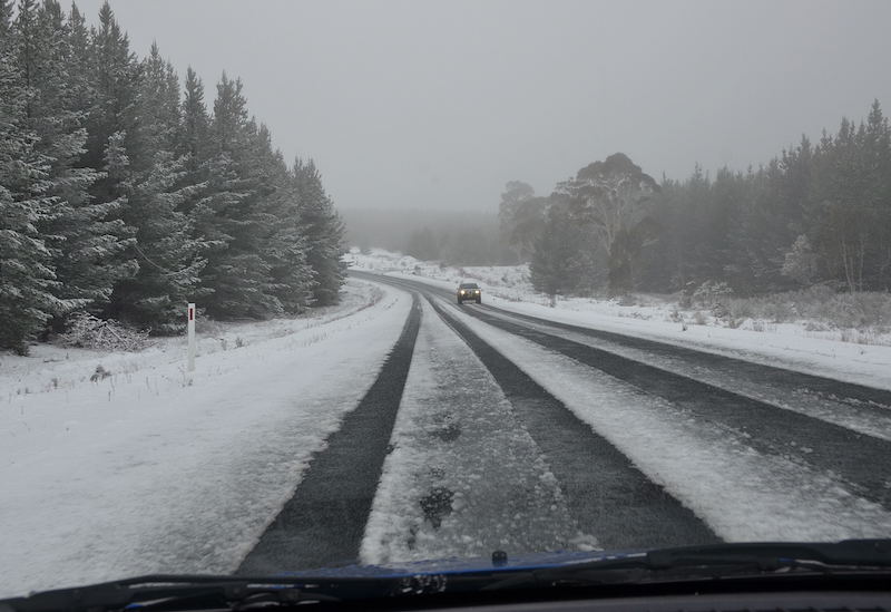 Icy road