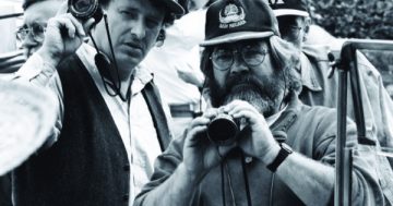 Filmmaker Geoff Burton toasts to retirement among Canberra's vines