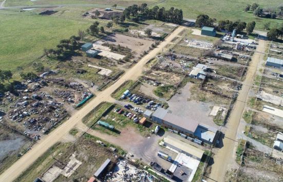 Aerial view of the West Belconnen site