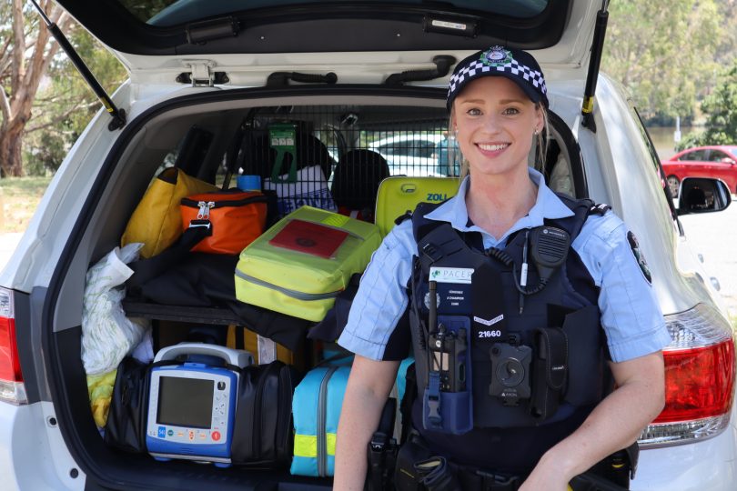 AFP's Constable Ashleigh Champion.