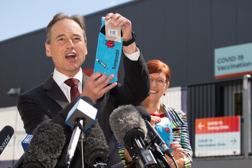 Greg Hunt and Rachel Stephen-Smith